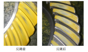 螺伞齿轮磨齿齿形调整